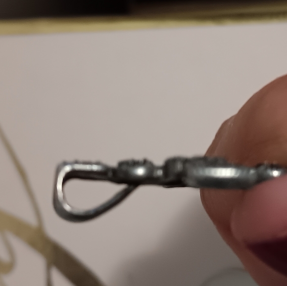 MARQUESITE CROSS PENDANT 925 STERLING SILVER - Picture 6 of 8